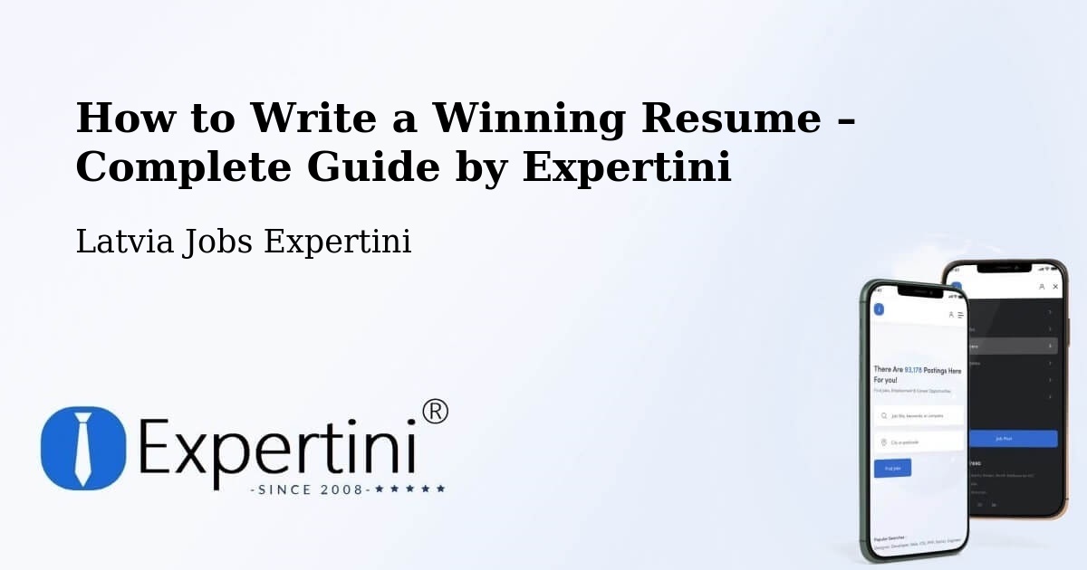 Resume Writing Guide for Job Seekers – Vaiņode - Vaiņode, Latvia Jobs Expertini